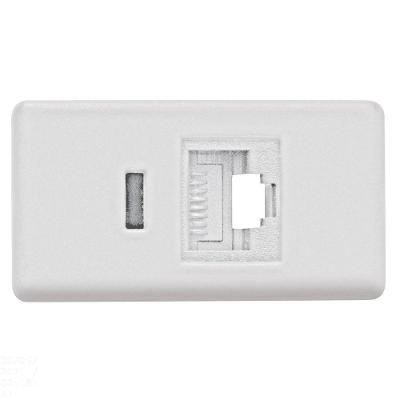 Módulo Para Tomada De Telefone Rj 11 Tramontina Branco Tramontina