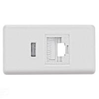 Módulo Para Tomada De Telefone Rj 11 Tramontina Branco Tramontina - 1