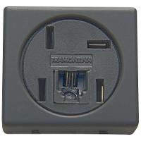 Módulo Para Tomada De Telefone 4p E Rj11 Tramontina Izyflat Grafite Tramontina - 1