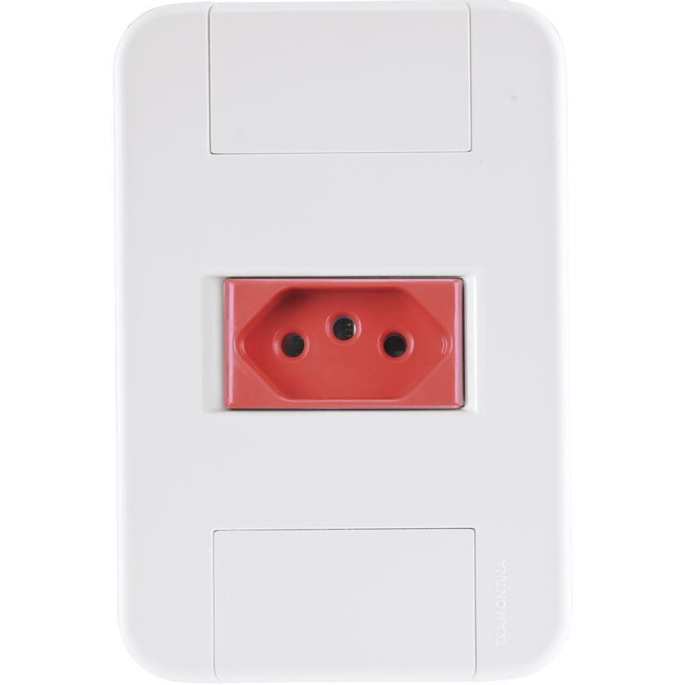 Conj 4x2 1 Tomada 2p+t 20 A 250 V Tramontina Tablet - 3