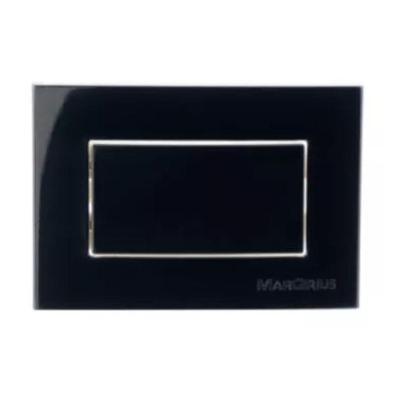 Conjunto Interruptor Simples Margirius Preto