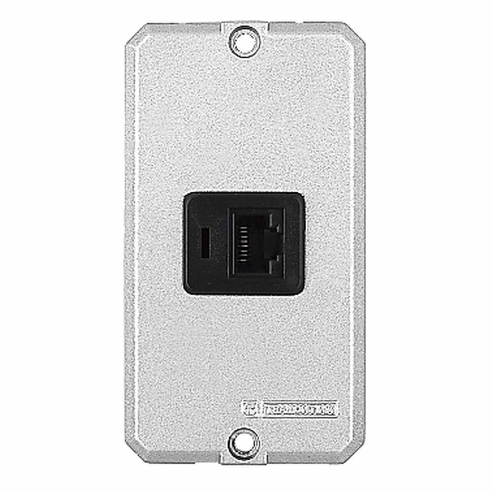 Tampa Para Condulete 1/2" E 3/4" Com 1 Tomada Rj45 [cat.5e] Tramontina - 1