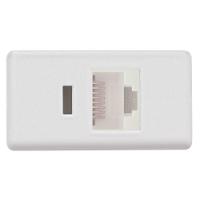 Módulo Tomada Tramontina Izyflat Rj 45 Cat.6 Branco Tramontina - 1