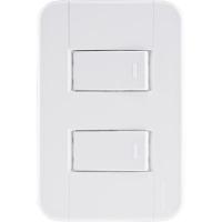 Conjunto 4x2 com 2 Interruptores Simples 10A 250V Tramontina - 1