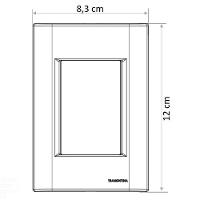 Conjunto 4x2 Com 1 Tomada Usb 1,5 A Bivolt Tramontina Giz Branco Tramontina - 2