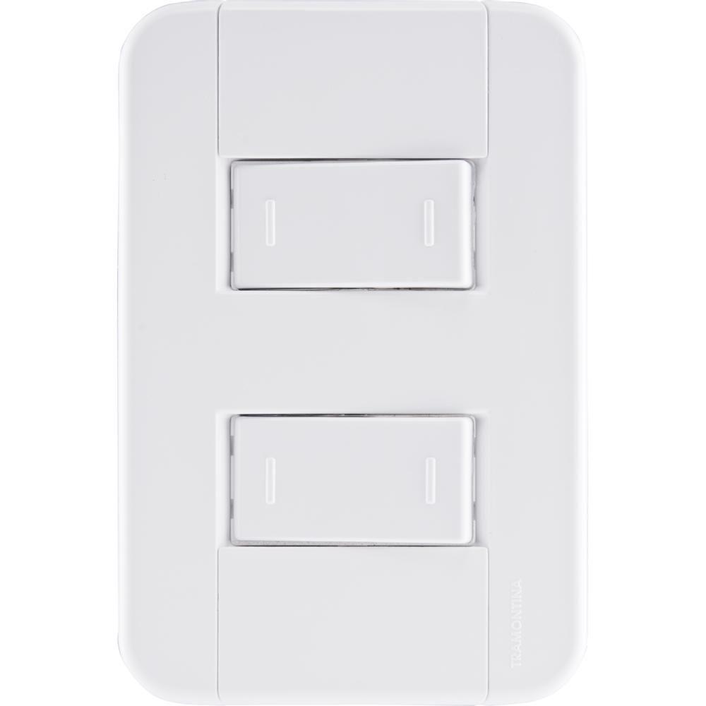 Conjunto 4x2 com 2 Interruptores Paralelos 10A 250V - 3