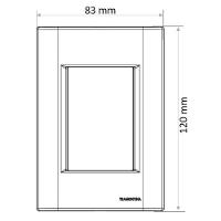 Conjunto 4x2 Com 1 Interruptor Simples 10 A 250 V E 1 Tomada 2p+t 20 A 250 V Giz Branco - 2