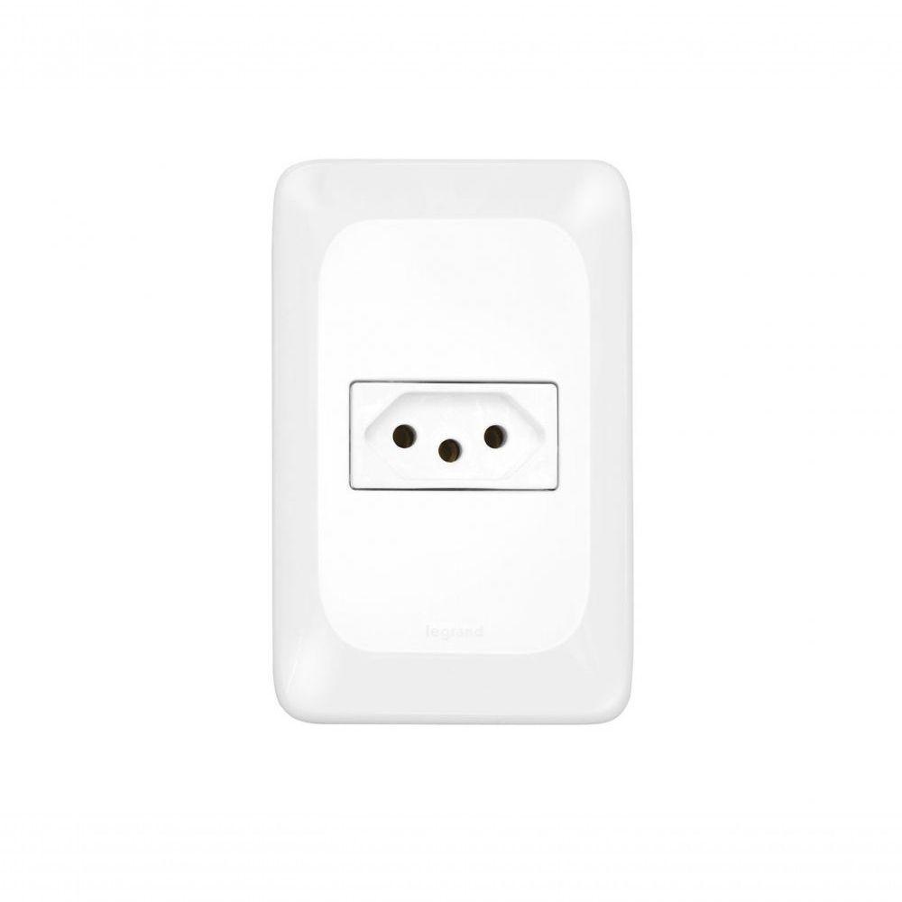 Tomada Pial Pop 2P+T 10A 4X2 Lgx030 C/Placa - 1