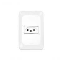 Tomada Pial Pop 2P+T 10A 4X2 Lgx030 C/Placa - 1