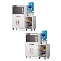 Kit 2 Armários Multiuso com Fruteira Lumil Móveis Branco