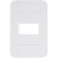 Placa 1 Posto Horizontal 4x2 Tramontina Tablet Branca - 2