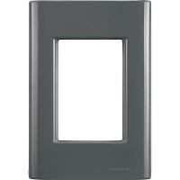 Placa 3 Postos 4x2 Tramontina Giz Grafite - 7