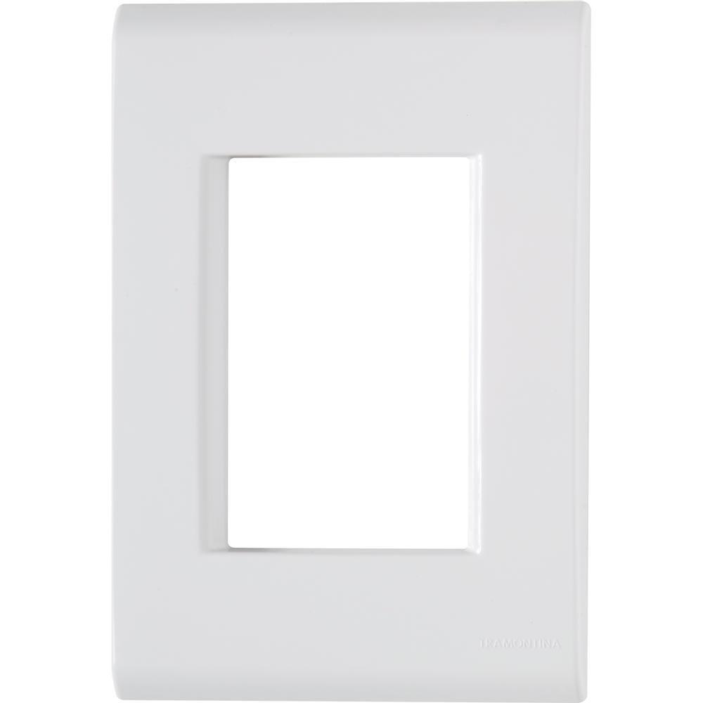 Placa 3 Postos Juntos 4x2 Tramontina Liz Branca - 2