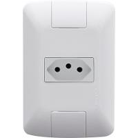 Conj 4x2 1 Tomada 2p+t Tramontina Aria 20 A 250 V Branco - 2