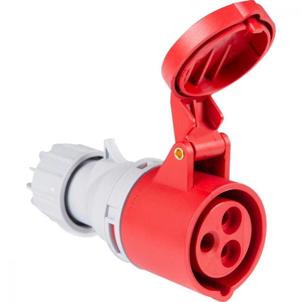 Tomada de Acoplamento Industrial 2p+t 32 A 380-415 Vca 9 H - 3