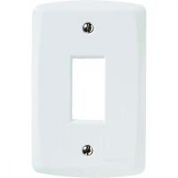 Placa Vertical 1 Conector 4x2 Tramontina Lux² Blanca - 1