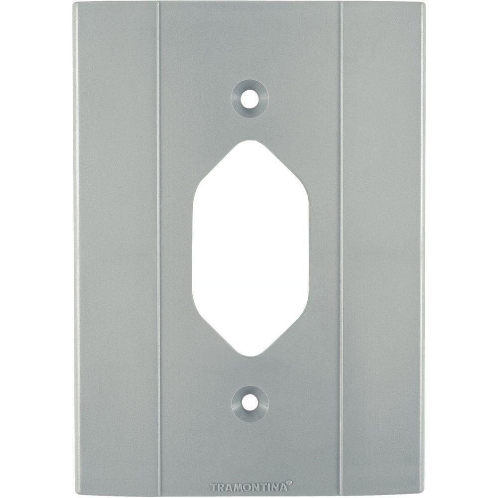 Tampa 1 Posto Vertical Para Tomada Tramontina - 1