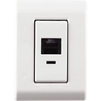 Caixa De Sobrepor Com 1 Tomada Rj11 Tramontina Lizflex Branca Tramontina - 19