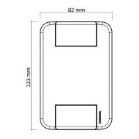 Conjunto 4x2 Com 3 Tomadas 2p+t 10 A 250 V Tramontina Tablet Branco Tramontina - 2