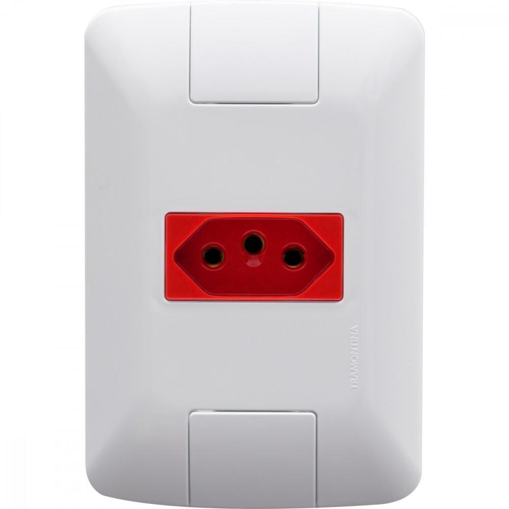 Conj 4x2 1 Tomada 2p+t Tramontina Aria 20 A 250 V - 1