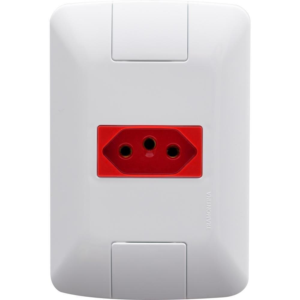 Conj 4x2 1 Tomada 2p+t Tramontina Aria 20 A 250 V - 2
