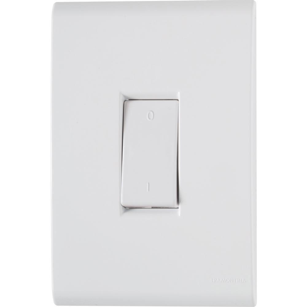 Conjunto 4x2 com 1 Interrup Bipolar Tramontina Liz 10A 250V - 2