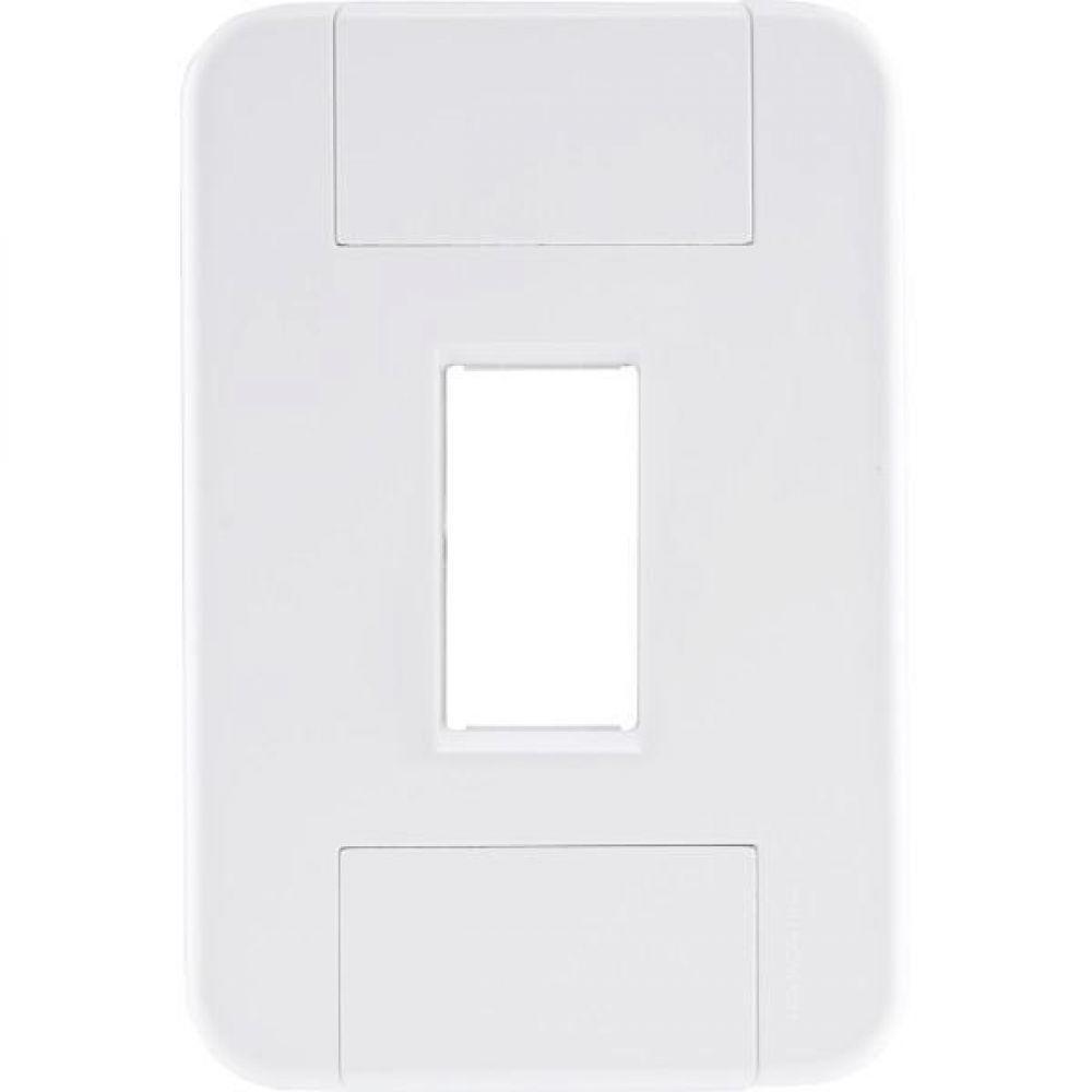 Placa 1 Posto Vertical 4x2 Tramontina Tablet Branca - 1