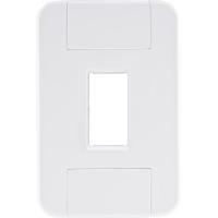 Placa 1 Posto Vertical 4x2 Tramontina Tablet Branca - 2