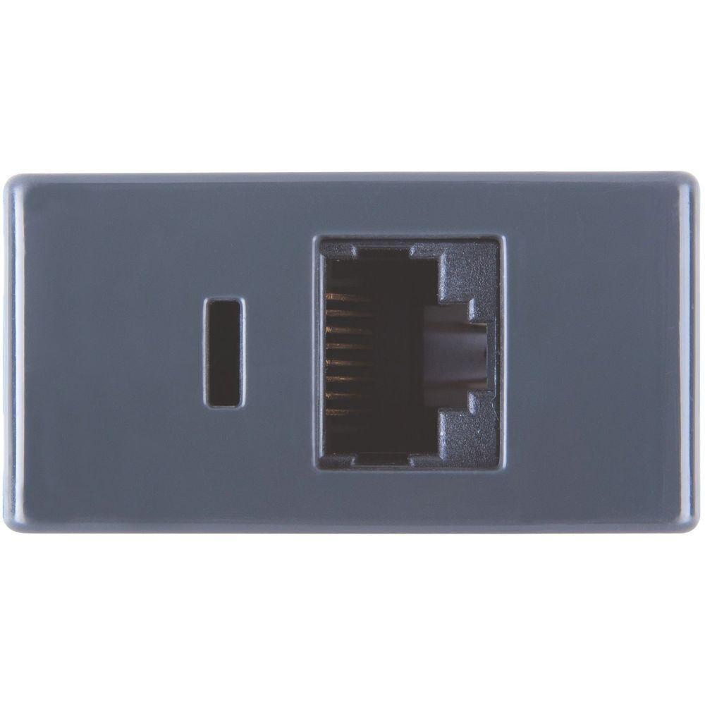 Módulo Para Tomada Para Transmissão De Dados Rj45 Cat. 6 Tramontina Grafite Tramontina - 1