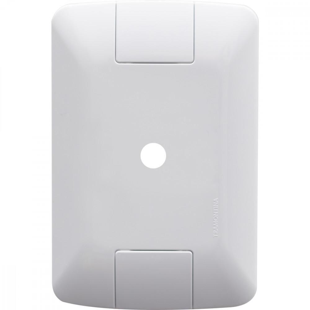 Placa com 1 Furo 9,5 Mm 4x2 Tramontina Aria Branca - 1