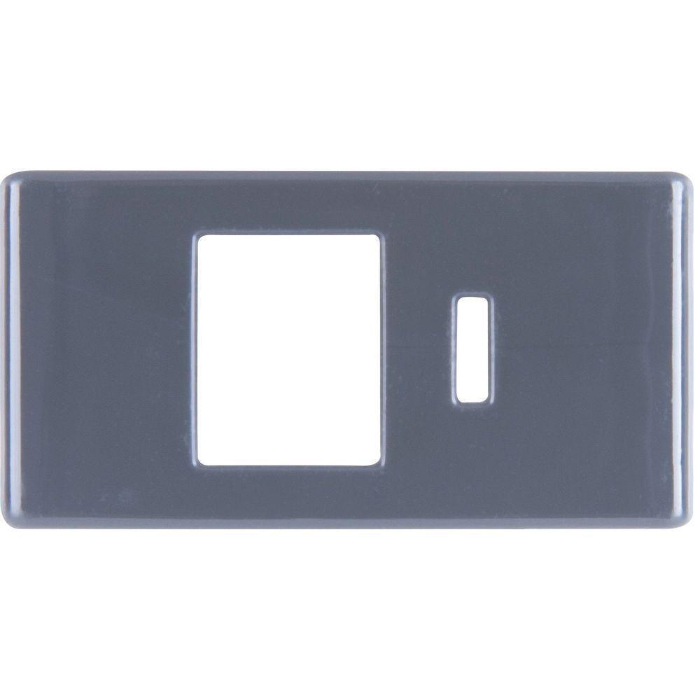 Módulo Tampo Para Tomada Rj Tramontina Grafite Tramontina - 1