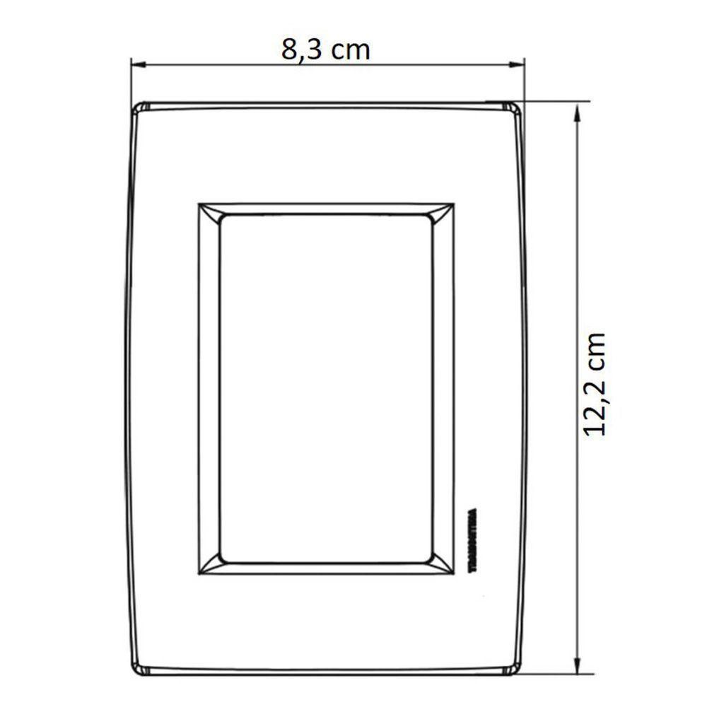 Conjunto 4x2 Com 2 Interruptores Simples 10 A 250 V E 1 Tomada 2p+t 20 A 250 V Izyflat Br - 3