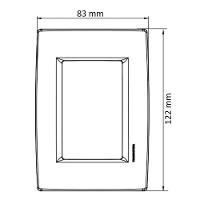 Conjunto 4x2 Com 2 Interruptores Simples 10 A 250 V E 1 Tomada 2p+t 20 A 250 V Izyflat Br