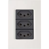 Conjunto 4x2 - 3 Tomadas 2p+t 20a 250v~ Tramontina - 1