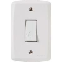 Conjunto 4X2 Com 1 Pulsador Campainha 10 A 250 V Lux2 Branco - 4