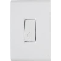 Conjunto 4X2 Com 1 Pulsador Campainha Liz 10 A 250 V Branco - 2