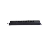 Calha Regua P Rack C 8 Tomadas 10a 19 Preto Max Eletron - 4