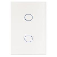 Interruptor Touch Wi-fi Smart Tramontina Branco Com 2 Canais - 1