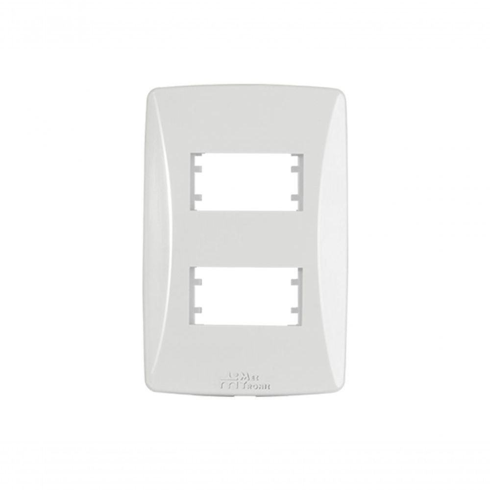 Modulo Petra Placa 4X2 2 Mod Dist Horiz 82004 C/10Pcs - 1