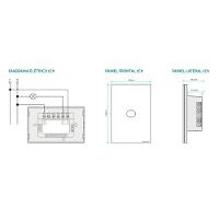 Interruptor Touch Wi-fi Smart Tramontina Preto Com 1 Canal - 2