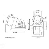 Tomada De Sobrepor Industrial 2p+t 16 A 380-415 Vca 9 H Tramontina Tramontina