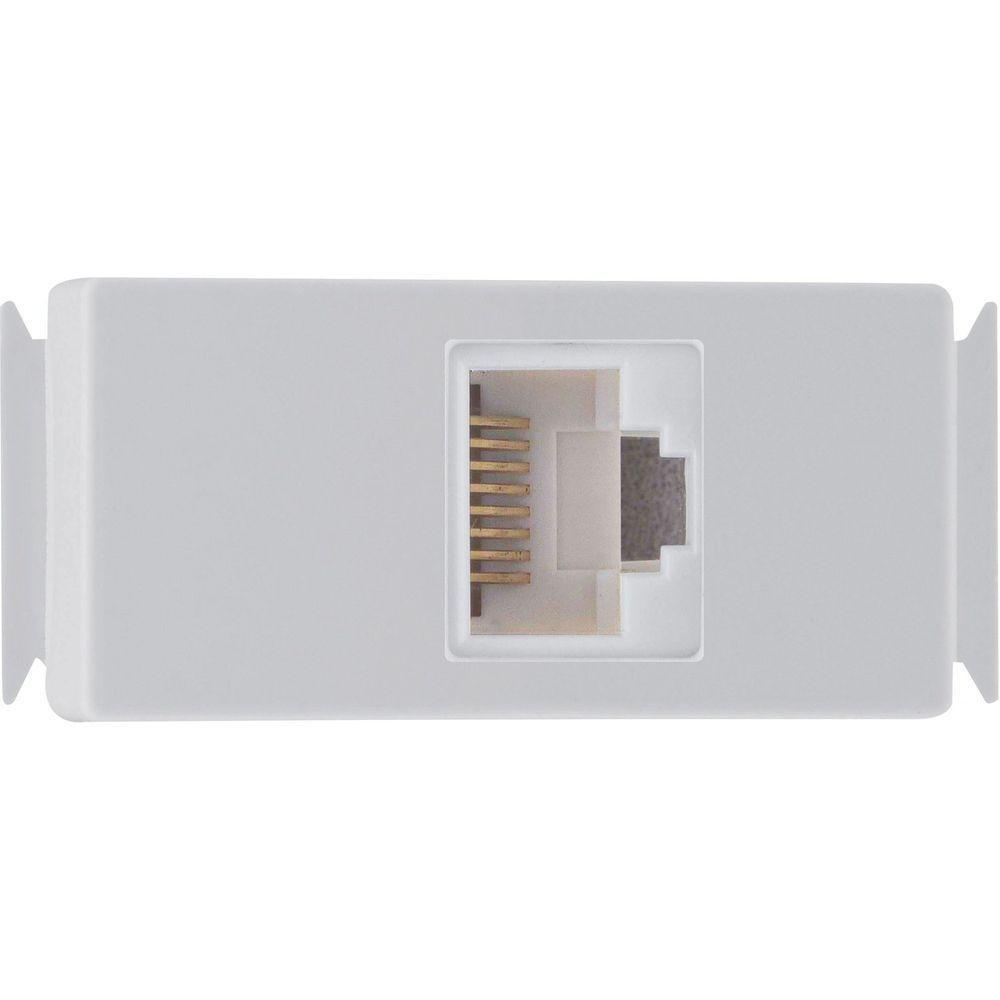 Módulo Para Tomada Para Transmissão De Dados Rj45 Cat. 6 Tramontina Aria Branco Tramontina - 1