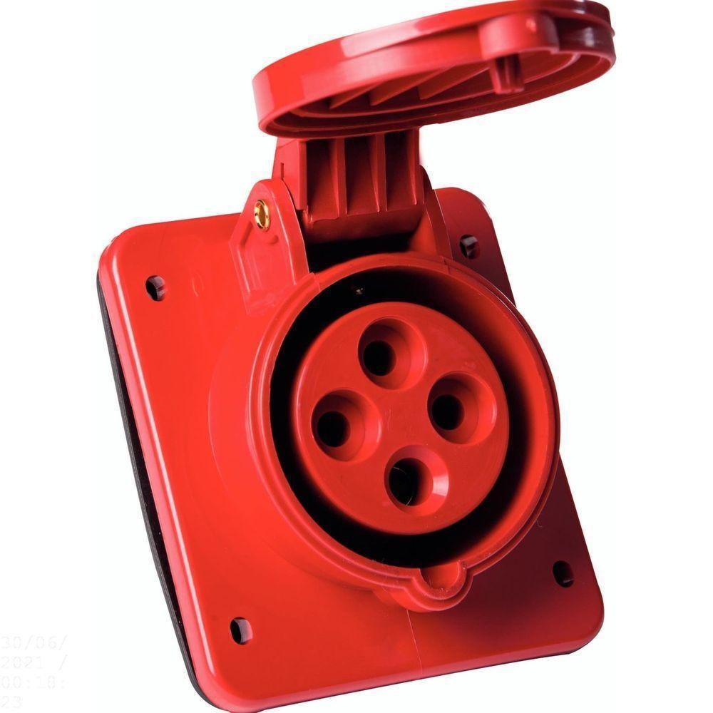 Tomada De Embutir Industrial 3p+t 16 A 380-415 Vca 6 H Tramontina Tramontina - 1