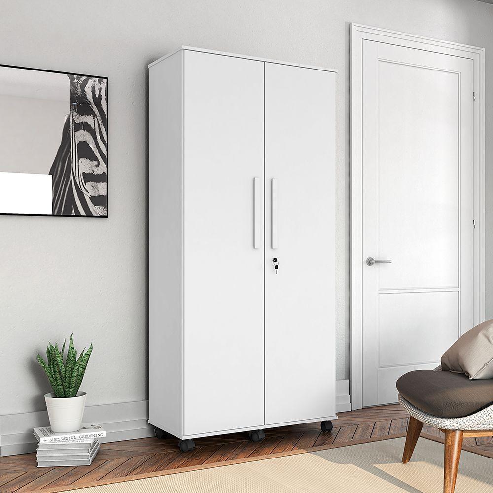 Armário Organizador Multiuso 2 Portas Gold - Branco - Cor: Branco - 1