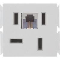 Módulo Para Tomada De Telefone 4p E Rj11 Tramontina Aria Branco Tramontina - 1