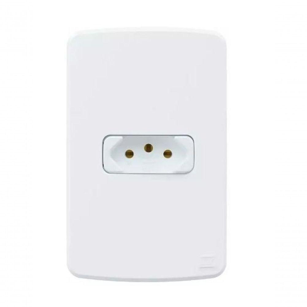 1 Kit Linha Composé Weg Tomada 10A + Placa Com Suporte - 1