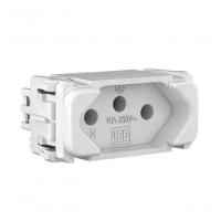 1 Kit Linha Composé Weg Tomada 10A + Placa Com Suporte - 3