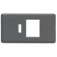 Módulo Tampo Para Tomada Rj Tramontina Izyflat Grafite Tramontina - 1