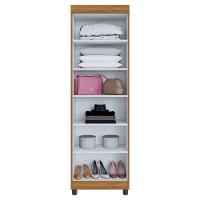 Multiuso 2 Portas 5 Prateleiras Roma Benetil Cinamomo Com Off White - 5