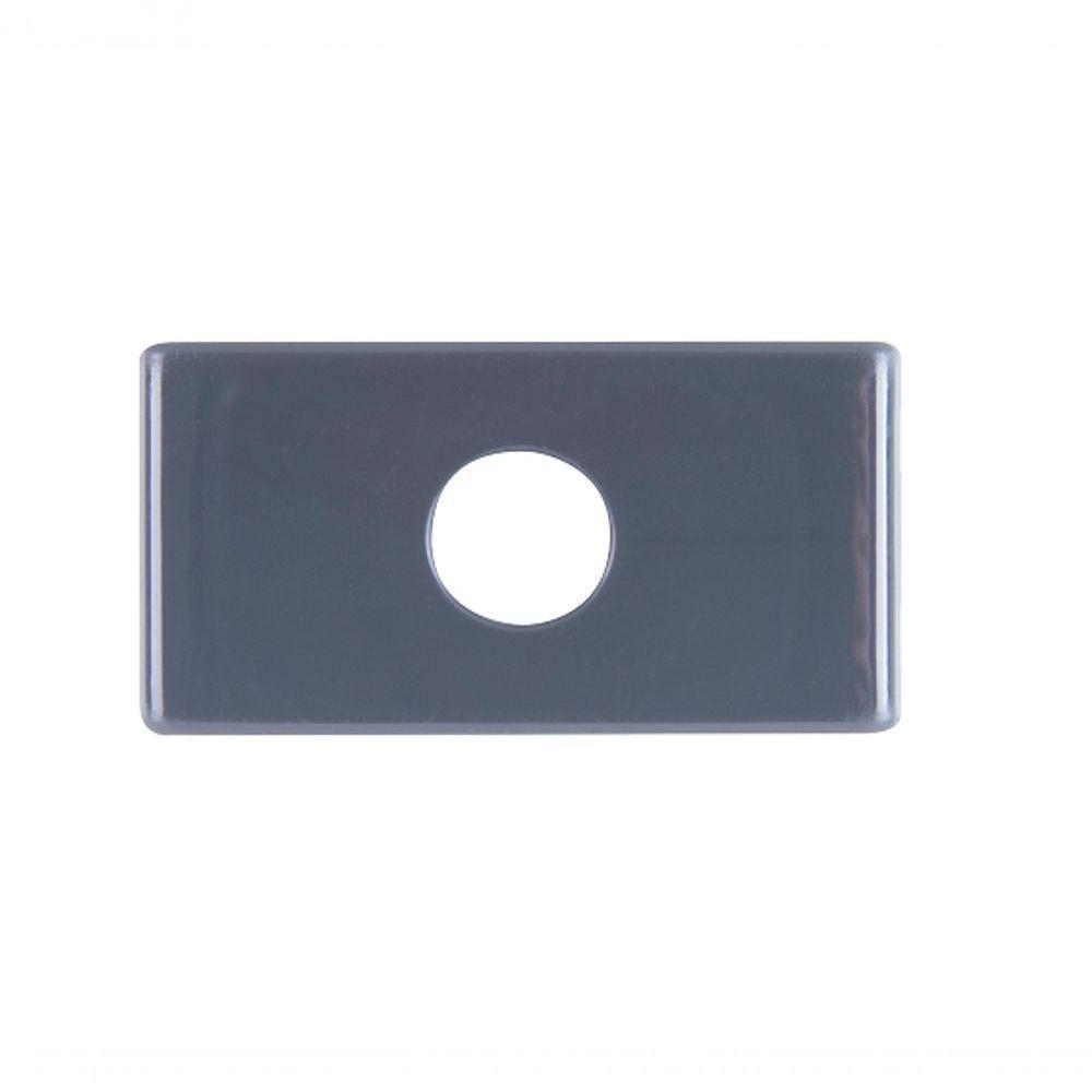 Módulo Tampo Com 1 Furo 9,5 Mm Tramontina Grafite 57215/092 - 1